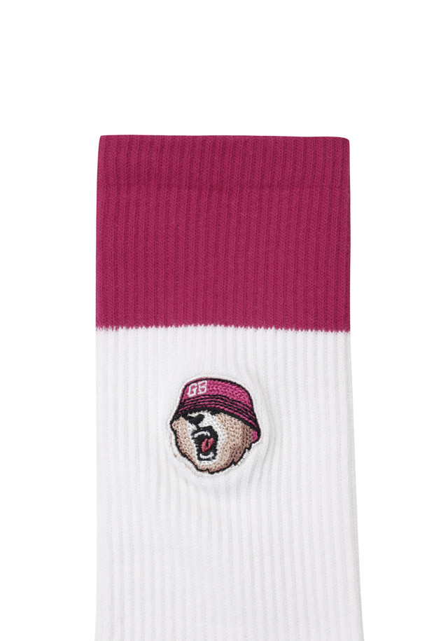 Golden Bear - 양말 - (WOMEN) ColorBlock Mid Socks