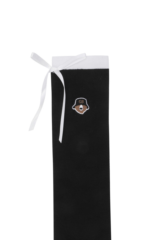 Golden Bear - 양말 - (Women's) Ribbon Tie Knee Socks