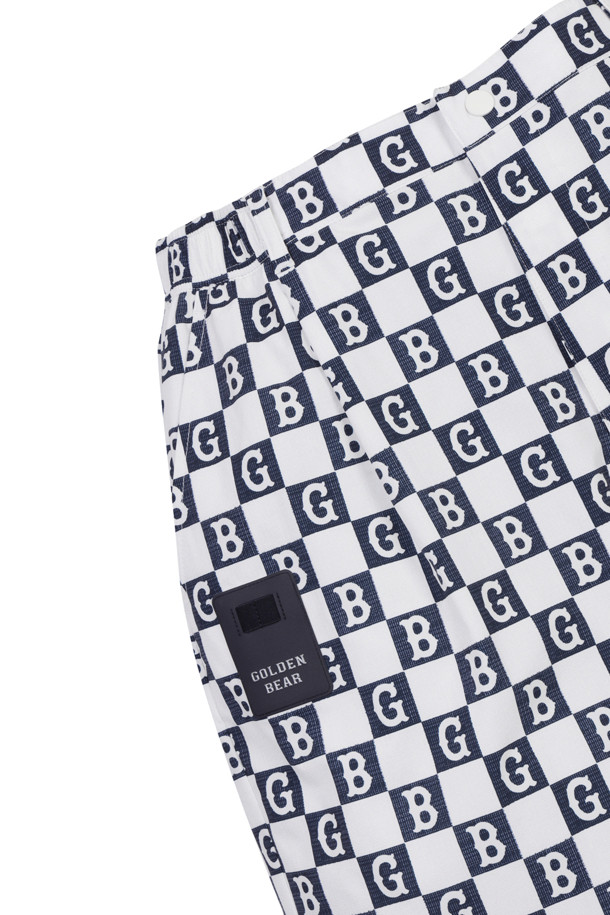 Golden Bear - 하프팬츠 - Checker Board Patterned Shorts