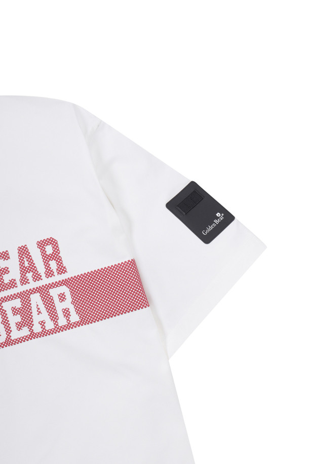 Golden Bear - 반팔티셔츠 - Chest Border Line Crewneck T-shirt