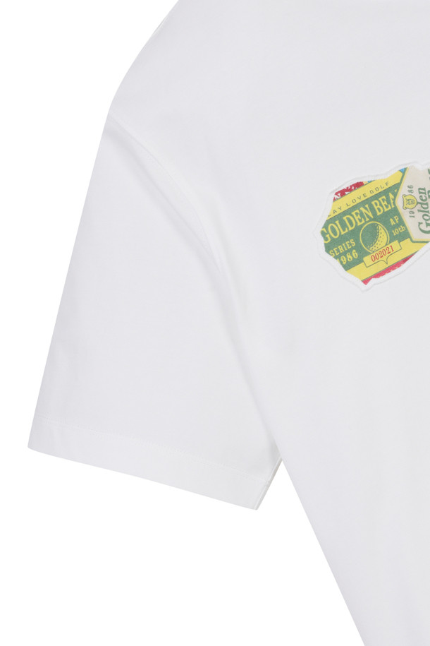 Golden Bear - 반팔티셔츠 - (UNI) Card Motif Applique T-shirt