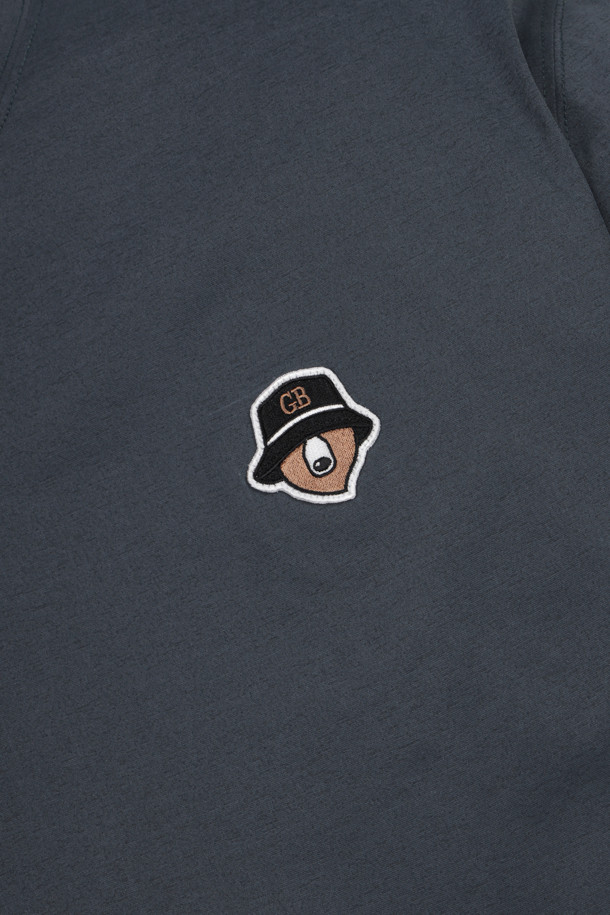 Golden Bear - 반팔티셔츠 - (UNI) Contrast Line Printed Crewneck T-shirt