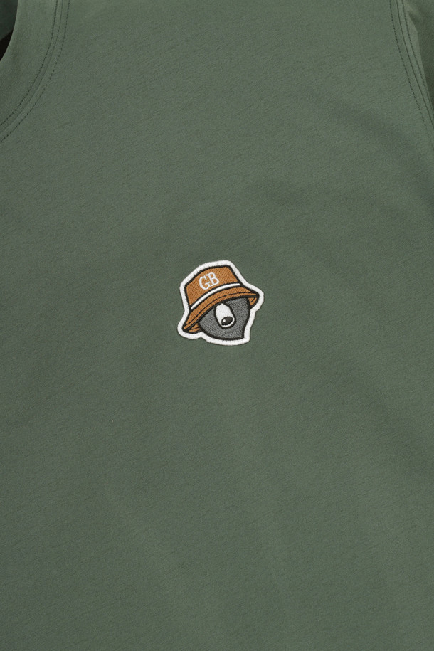 Golden Bear - 반팔티셔츠 - (UNI) Contrast Line Printed Crewneck T-shirt