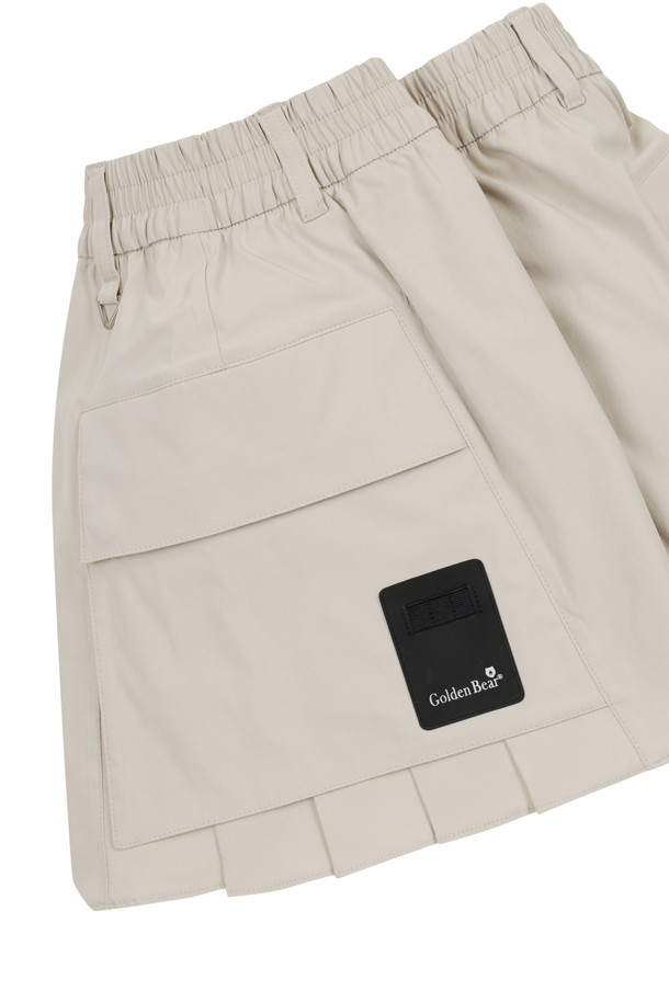 Golden Bear - 미니스커트 - (WOMEN) Side-Pleated Cargo Culottes