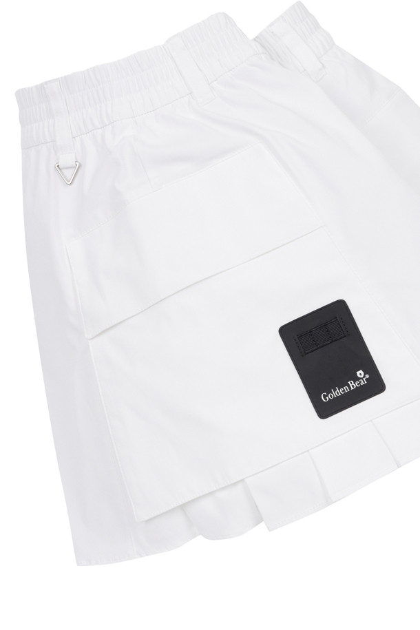 Golden Bear - 미니스커트 - (WOMEN) Side-Pleated Cargo Culottes