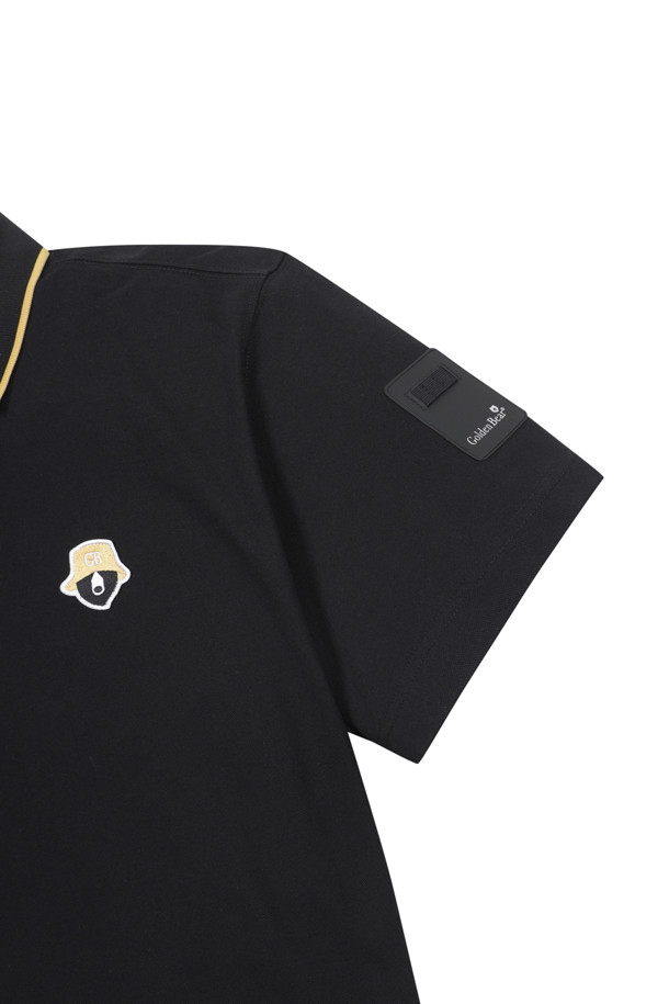 Golden Bear - 반팔티셔츠 - Essential Collar Pique T-shirt				 					 					