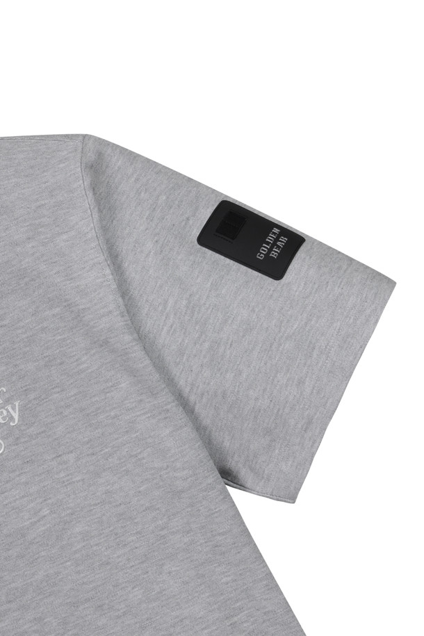 Golden Bear - 반팔티셔츠 - Slogan EMB Contrast Collar T-shirt