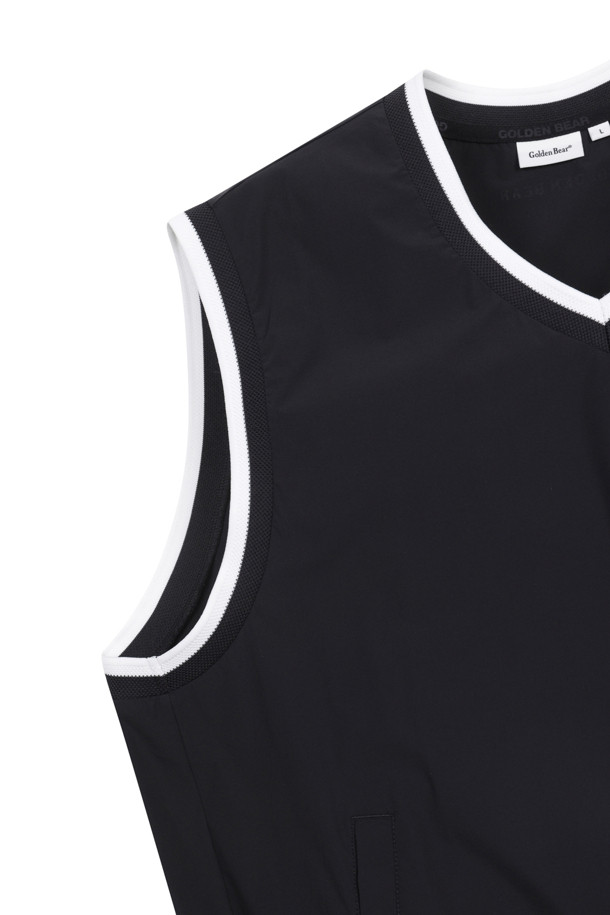 Golden Bear - 베스트 - V Neck Woven Vest