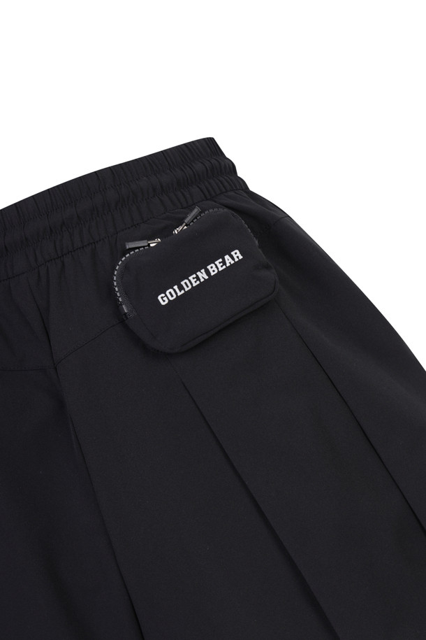 Golden Bear - 쇼트팬츠 - (WOMEN) Line Contrast Pleats Shorts