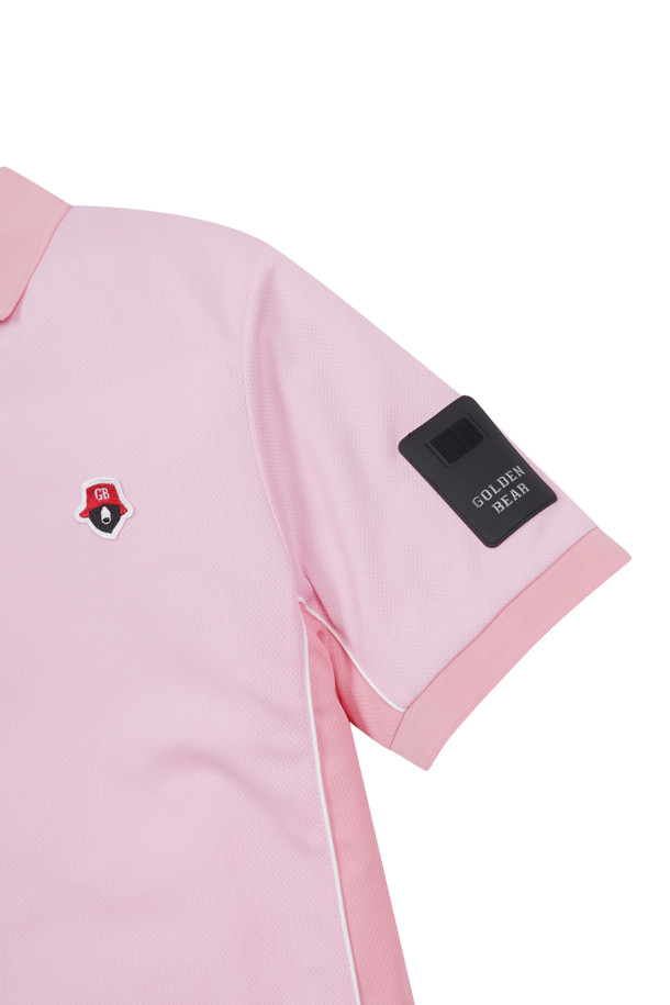 Golden Bear - 반소매 티셔츠 - (WOMEN) Solid Mesh Polo Shirt					 					 					