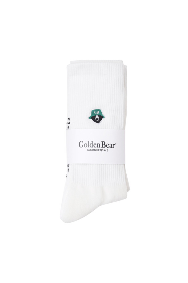 Golden Bear - 양말 - 3Pack Bucket Bear Mid Socks Set