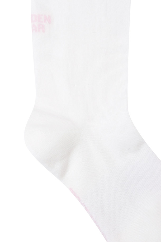 Golden Bear - 양말 - (Women's) Color Tipping Bucket Bear Knee Socks