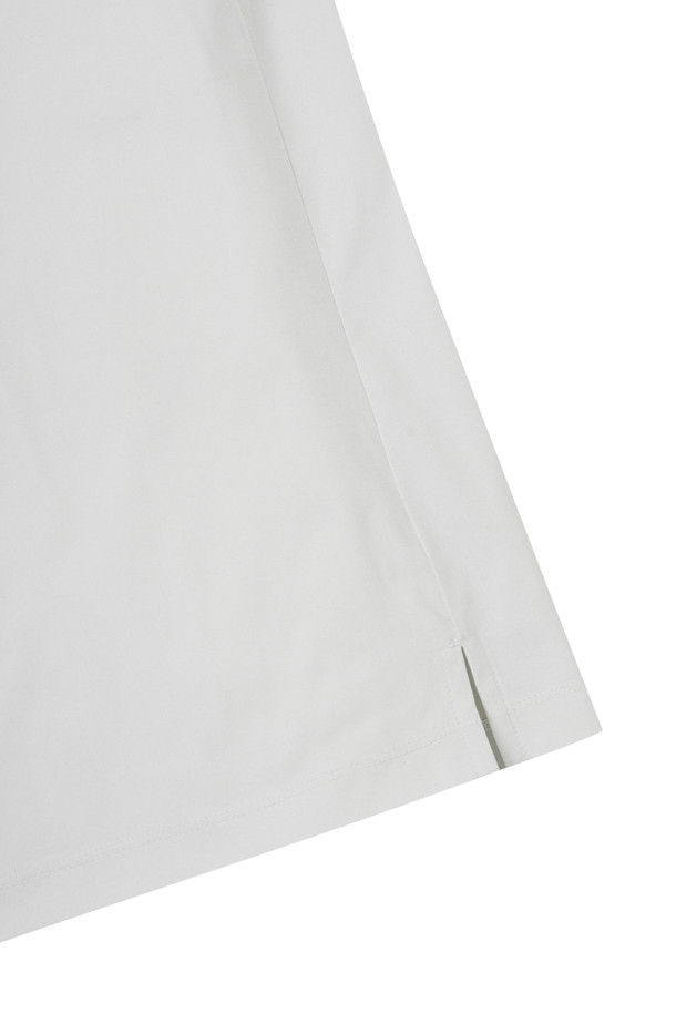 Golden Bear - 반팔티셔츠 - (UNI) Button Down Solid Collar T-shirt