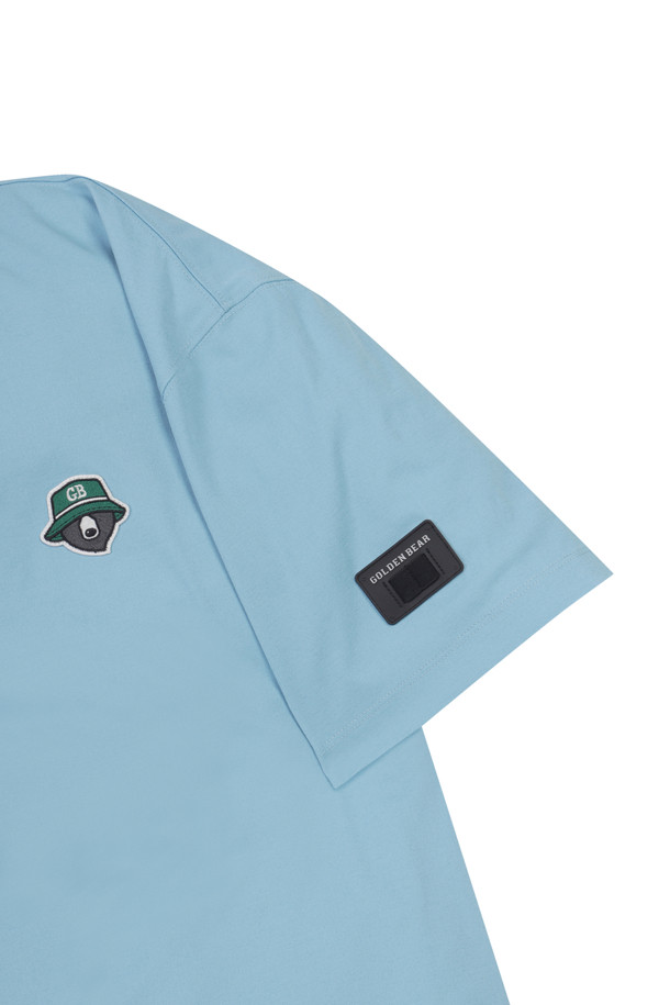 Golden Bear - 반팔티셔츠 - (UNI) Contrast Line Printed Crewneck T-shirt