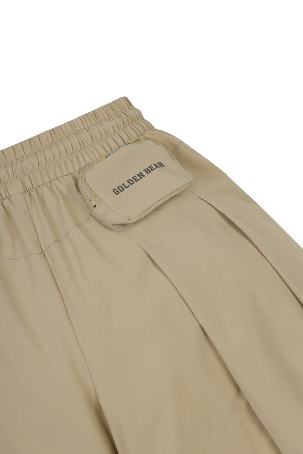 Golden Bear - 쇼트팬츠 - (WOMEN) Line Contrast Pleats Shorts