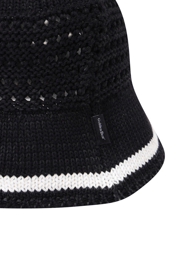 Golden Bear - 모자 - (WOMEN) Crochet Essential Bucket Hat