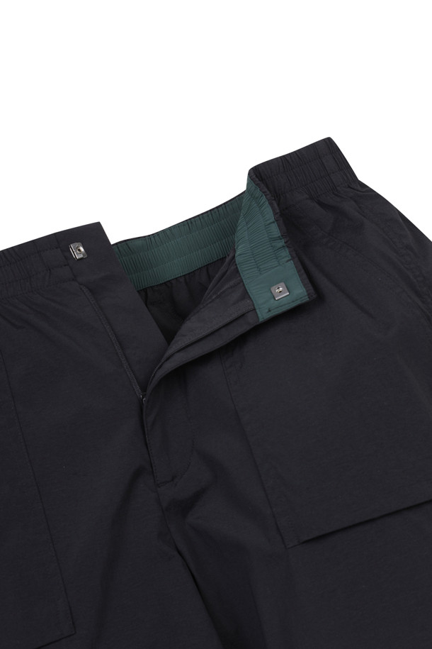 Golden Bear - 하프팬츠 - Solid Color Cargo Shorts					 					 					