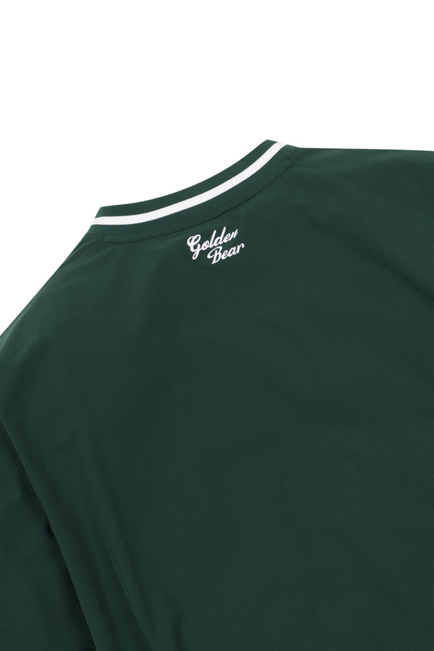 Golden Bear - 반팔티셔츠 - 1/2 Sleeves V Neck Woven Pullover