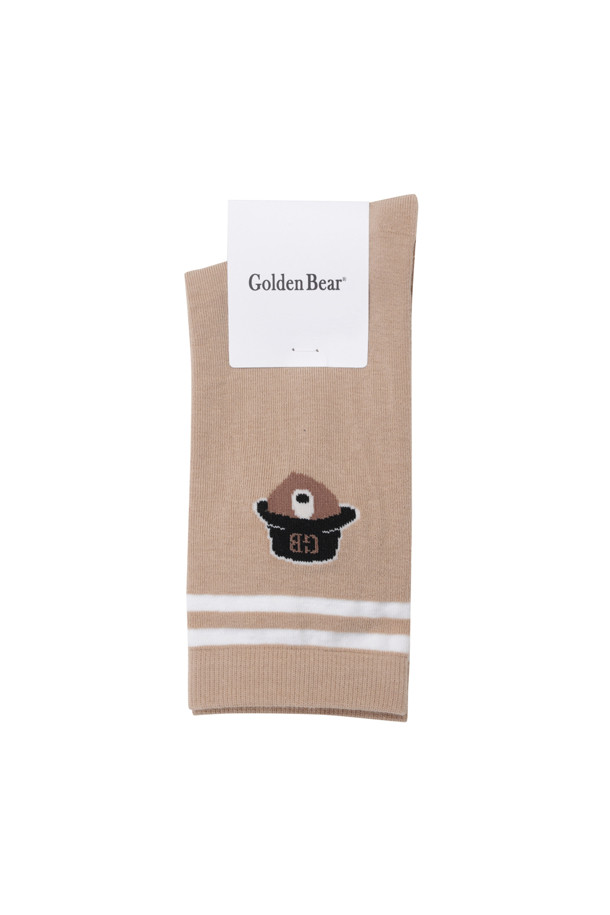 Golden Bear - 양말 - Color Stripe Bucket Bear Socks