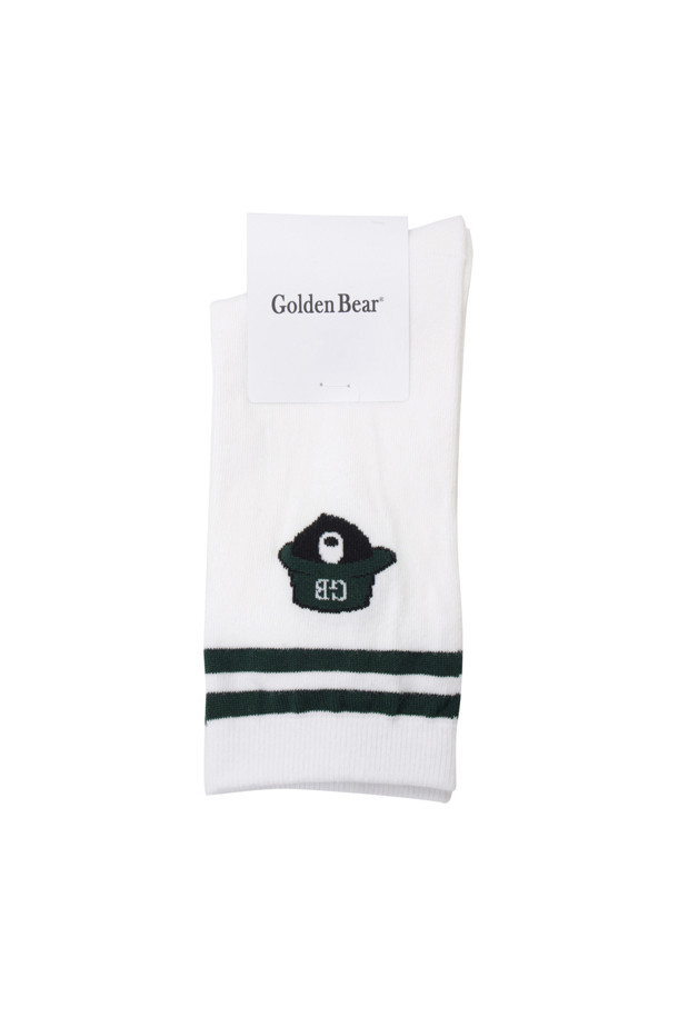 Golden Bear - 양말 - Color Stripe Bucket Bear Socks