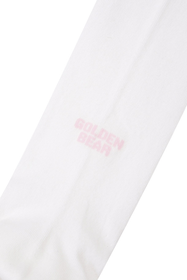 Golden Bear - 양말 - (Women's) Color Tipping Bucket Bear Knee Socks