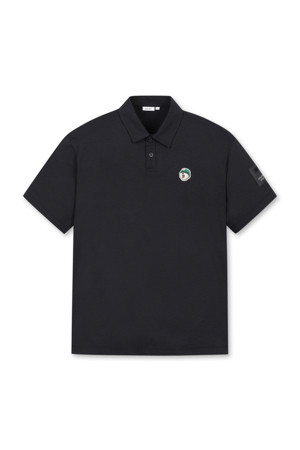 (UNI) SORONA Printed Back Polo T-shirt