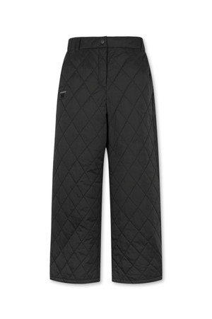 (W) Quilted Wide Pants