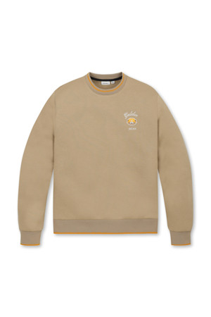 (W) Fleece Lining Logo Sweat