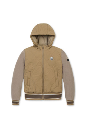 (W) Fleece Hybrid Padded Jacket