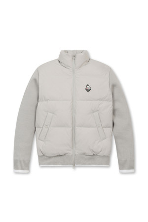 (W) Knit Hybrid Down Jacket