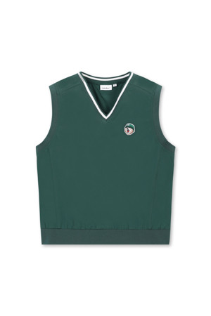 (WOMEN) V-neck Logo Vest