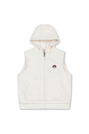 (W) Back Graphic Fleece Vest