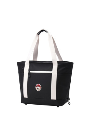 Canvas Contrast Boston Bag