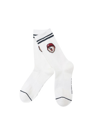 Victory Bear Jacquard Socks	