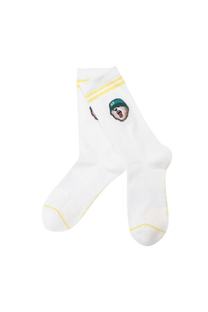 Victory Bear Jacquard Socks	