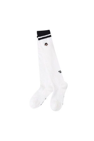 (Women's) Color Tipping Bucket Bear Knee Socks