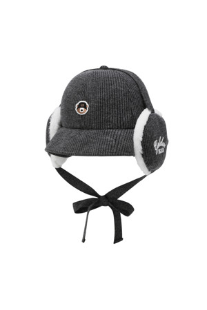 (W) Soft Touch Detachable Warmer Hat