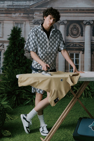 Checker Board Patterned Shorts