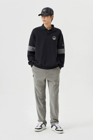 Corduroy String Jogger Pants