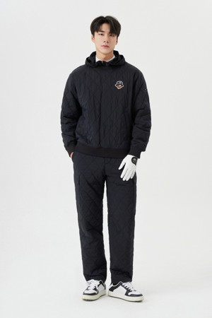 Quilted Jogger Pants