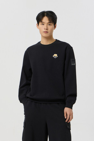 Back Logo Woven Sweatshirt