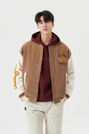 Fleece Varsity Jacket
