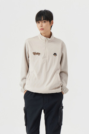 Fleece Hybrid Half Zip Jumper