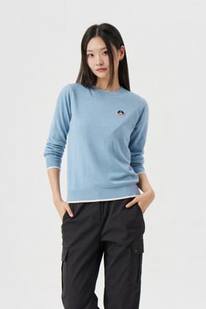 (W) Windproof Lining Pullover Knit