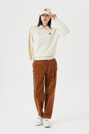 (W) Corduroy Straight Pants_BEIGE-a