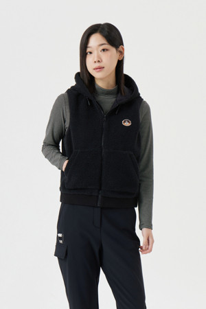 (W) Back Graphic Fleece Vest