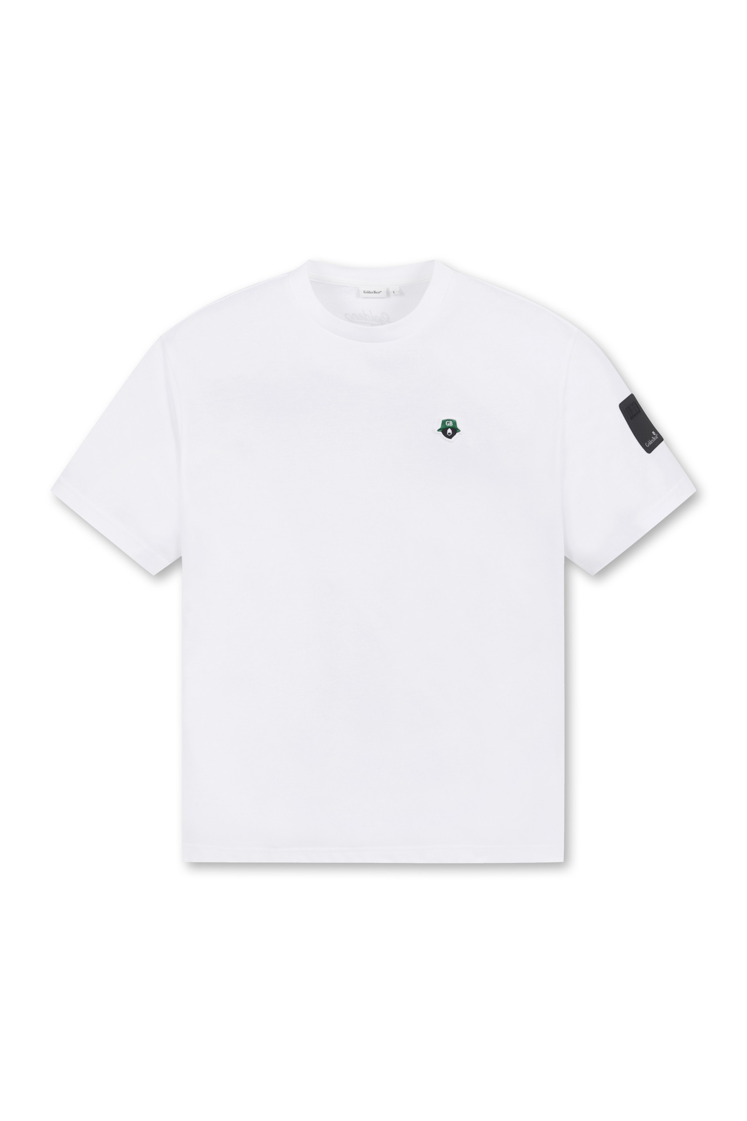 【GOLDEN BEAR】 (UNI) Essential 1/2 Sleeves T-shirt /追跡付 G4TAM25121WHX_LZ1.jpg
