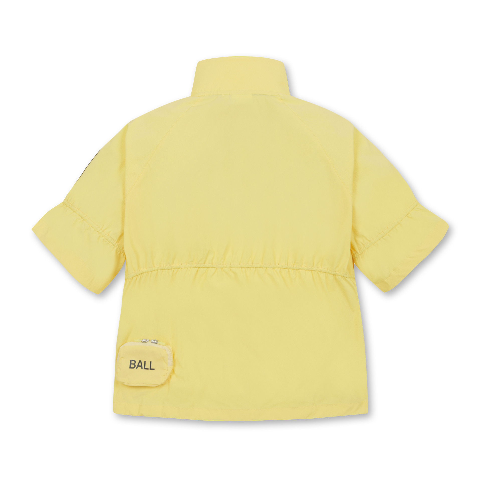 (WOMEN) Shirred Half-Zip T-Shirt_G5TAM25231YEX 상세 이미지 4