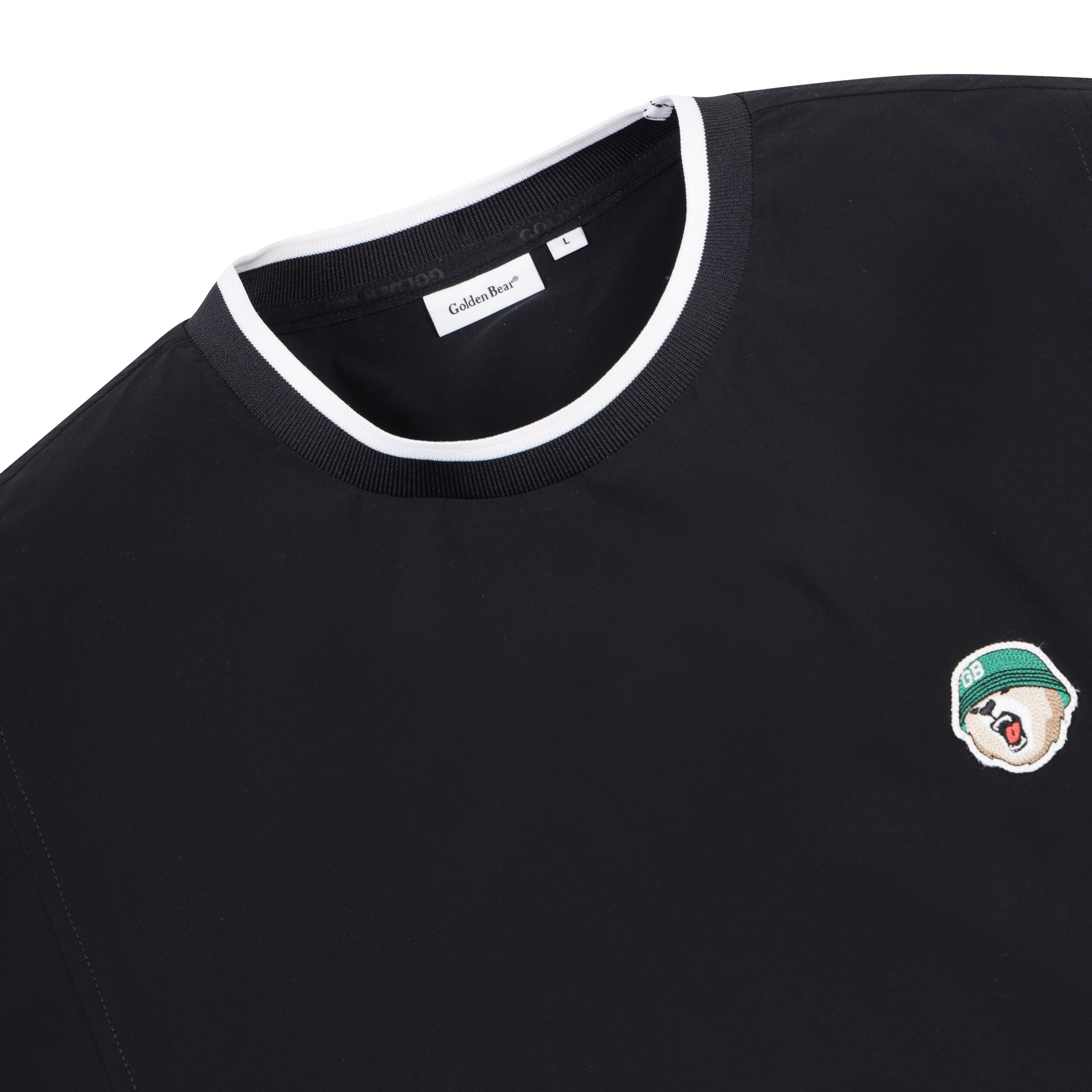 골든베어]Victory Bear Woven Graphic Sweatshirt_G4TAM25306BKX
