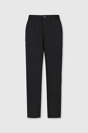 (남성) Brushed Essential Tapered Pants_BLACK-a